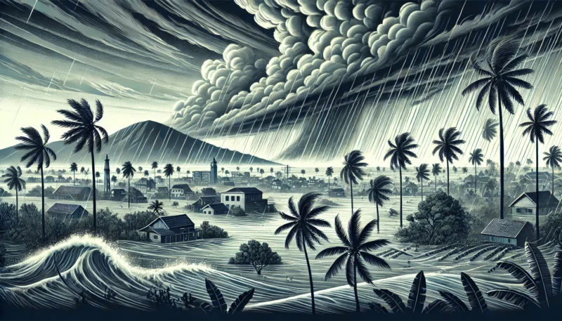 Ilustrasi hujan