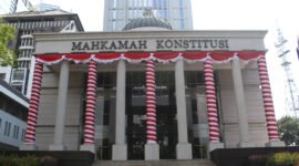Gedung Mahkamah Konstitusi.