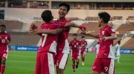 Timnas U17 saat bertanding. (Foto PSSI) 