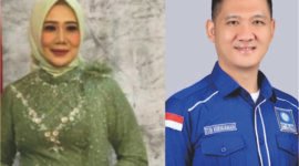 Foto Yus Bariah (Anggota DPRD dari Partai PKB) dan Tedi Kurniawan (Anggota DPRD dari Partai PAN)
